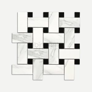 BASKETWEAVE XL CARRARA - MOSAIC