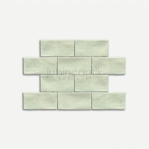 HANDMADE LOOK SMALL SAGE GREEN - SUBWAY TILE