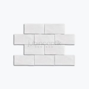 HANDMADE LOOK SMALL WHITE - SUBWAY TILE