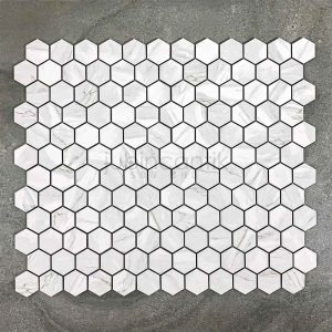 HEX MEDIUM CARRARA - MOSAIC