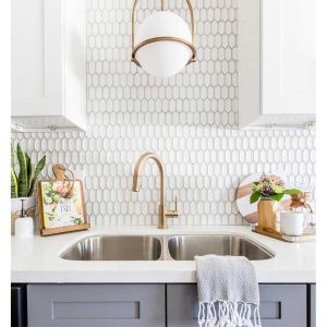 HONEYCOMB WHITE - MOSAIC