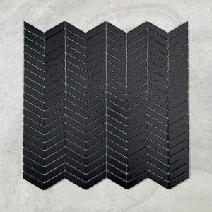 MINI CHEVRON BLACK - MOSAIC