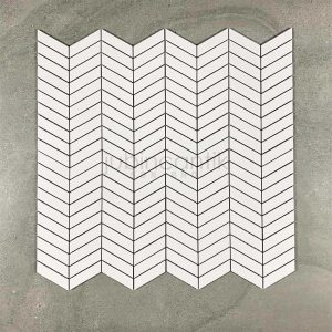 MINI CHEVRON WHITE - MOSAIC