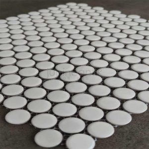 PENNY ROUND WHITE - MOSAIC